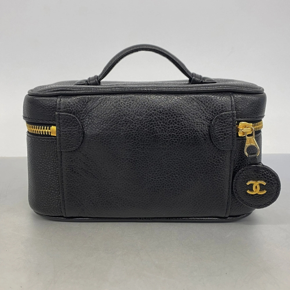 CHANEL Black Caviar Leather Vanity Bag - Picture 9 of 10